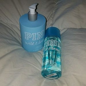 PINK Body Mist and Body Lotion